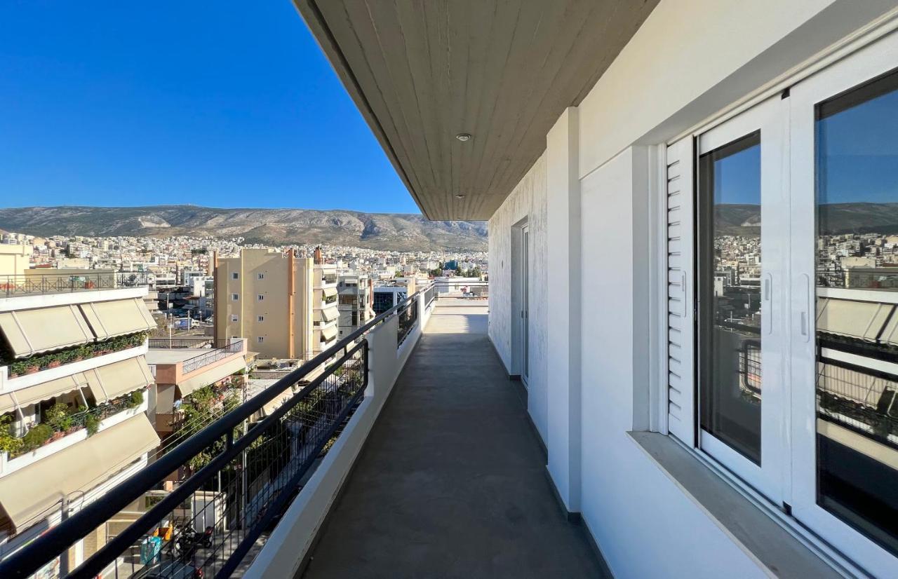 Panoramic Cityscape Maisonette In Agios Dimitrios Atenas Exterior foto